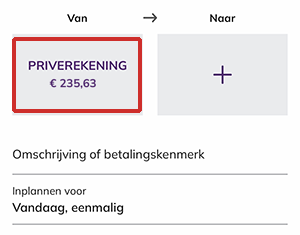 Geld overboeken